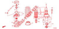 STOSSDAEMPFER HINTEN  für Honda CR-V DIESEL 1.6 ELEGANCE 5 Türen 6 gang-Schaltgetriebe 2014
