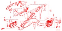 TUERSCHLOESSER, HINTEN/AEUSSERER GRIFF  für Honda CR-V DIESEL 1.6 ELEGANCE 5 Türen 6 gang-Schaltgetriebe 2014