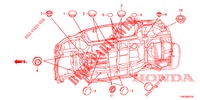 GUMMITUELLE (INFERIEUR) für Honda CR-V DIESEL 1.6 EXECUTIVE NAVI 5 Türen 6 gang-Schaltgetriebe 2014