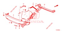 HINTERER STOSSFAENGER  für Honda CR-V DIESEL 1.6 EXECUTIVE NAVI 5 Türen 6 gang-Schaltgetriebe 2014