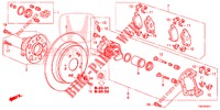 HINTERRADBREMSE (2) für Honda CR-V DIESEL 1.6 EXECUTIVE NAVI 5 Türen 6 gang-Schaltgetriebe 2014