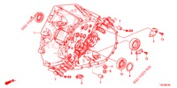 KUPPLUNGSGEHAEUSE (DIESEL) (1.6L) für Honda CR-V DIESEL 1.6 EXECUTIVE NAVI 5 Türen 6 gang-Schaltgetriebe 2014