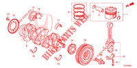 KURBELWELLE/KOLBEN (DIESEL) (1.6L) für Honda CR-V DIESEL 1.6 EXECUTIVE NAVI 5 Türen 6 gang-Schaltgetriebe 2014