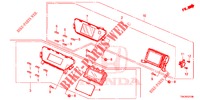 MITTLERES DISPLAY (LH) für Honda CR-V DIESEL 1.6 EXECUTIVE NAVI 5 Türen 6 gang-Schaltgetriebe 2014