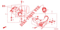 RESONATORKAMMER (DIESEL) für Honda CR-V DIESEL 1.6 EXECUTIVE NAVI 5 Türen 6 gang-Schaltgetriebe 2014