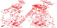 SITZKOMPONENTEN, HINTEN (2) für Honda CR-V DIESEL 1.6 EXECUTIVE NAVI 5 Türen 6 gang-Schaltgetriebe 2014