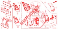 SPIEGEL/SCHIEBEDACH (3) für Honda CR-V DIESEL 1.6 EXECUTIVE NAVI 5 Türen 6 gang-Schaltgetriebe 2014