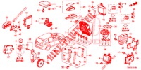 STEUERGERAT (CABINE) (LH) (1) für Honda CR-V DIESEL 1.6 EXECUTIVE NAVI 5 Türen 6 gang-Schaltgetriebe 2014