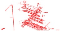 ZYLINDERKOPFDECKEL (DIESEL) (1.6L) für Honda CR-V DIESEL 1.6 EXECUTIVE NAVI 5 Türen 6 gang-Schaltgetriebe 2014