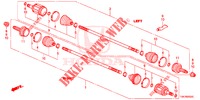 ANTRIEBSWELLE, HINTEN (3) für Honda CR-V DIESEL 2.2 COMFORT 5 Türen 6 gang-Schaltgetriebe 2014