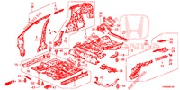 BODEN/INNENBLECHE  für Honda CR-V DIESEL 2.2 COMFORT 5 Türen 6 gang-Schaltgetriebe 2014