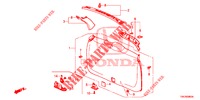 HECKKLAPPENVERKLEIDUNG/ TAFELVERKLEIDUNG, HINTEN(2D)  für Honda CR-V DIESEL 2.2 COMFORT 5 Türen 6 gang-Schaltgetriebe 2014