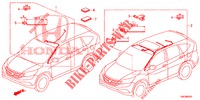 KABELBAUM (LH) (4) für Honda CR-V DIESEL 2.2 COMFORT 5 Türen 6 gang-Schaltgetriebe 2014