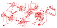 KLIMAANLAGE (COMPRESSEUR) (4) für Honda CR-V DIESEL 2.2 COMFORT 5 Türen 6 gang-Schaltgetriebe 2014