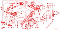 KOTFLUEGEL, VORNE  für Honda CR-V DIESEL 2.2 COMFORT 5 Türen 6 gang-Schaltgetriebe 2014