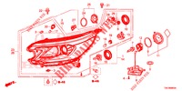 SCHEINWERFER  für Honda CR-V DIESEL 2.2 COMFORT 5 Türen 6 gang-Schaltgetriebe 2014
