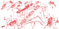 TUERSCHLOESSER, VORNE/AEUSSERER GRIFF  für Honda CR-V DIESEL 2.2 COMFORT 5 Türen 6 gang-Schaltgetriebe 2014