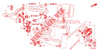 WASSERSCHLAUCH/HEIZUNGSSCHACHT (DIESEL) (2.2L) (LH) für Honda CR-V DIESEL 2.2 COMFORT 5 Türen 6 gang-Schaltgetriebe 2014