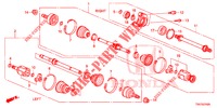 ANTRIEBSWELLE, VORNE/HALBWELLE (DIESEL) (2.2L) für Honda CR-V DIESEL 2.2 COMFORT 5 Türen 5 gang automatikgetriebe 2014