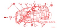 GUMMITUELLE (INFERIEUR) für Honda CR-V DIESEL 2.2 COMFORT 5 Türen 5 gang automatikgetriebe 2014