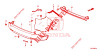HINTERER STOSSFAENGER  für Honda CR-V DIESEL 2.2 COMFORT 5 Türen 5 gang automatikgetriebe 2014