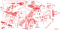 KOTFLUEGEL, VORNE  für Honda CR-V DIESEL 2.2 COMFORT 5 Türen 5 gang automatikgetriebe 2014