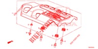 MOTORABDECKUNG (DIESEL) (2.2L) für Honda CR-V DIESEL 2.2 COMFORT 5 Türen 5 gang automatikgetriebe 2014