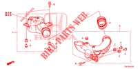 RESONATORKAMMER (DIESEL) für Honda CR-V DIESEL 2.2 COMFORT 5 Türen 5 gang automatikgetriebe 2014