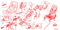 VORDERSITZ/SITZGURTE (D.) für Honda CR-V DIESEL 2.2 COMFORT 5 Türen 5 gang automatikgetriebe 2014