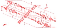 ANTRIEBSWELLE, HINTEN (3) für Honda CR-V DIESEL 2.2 ELEGANCE 5 Türen 5 gang automatikgetriebe 2014