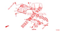 AUSPUFFKRUEMMER (DIESEL) (2.2L) für Honda CR-V DIESEL 2.2 ELEGANCE 5 Türen 5 gang automatikgetriebe 2014