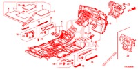 BODENMATTE/ISOLATOR  für Honda CR-V DIESEL 2.2 ELEGANCE 5 Türen 5 gang automatikgetriebe 2014