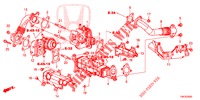 EGR STEUERVENTIL (DIESEL) (2.2L) für Honda CR-V DIESEL 2.2 ELEGANCE 5 Türen 5 gang automatikgetriebe 2014