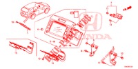 EINBAUSATZ F. RNS2  für Honda CR-V DIESEL 2.2 ELEGANCE 5 Türen 5 gang automatikgetriebe 2014
