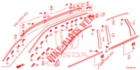 GRILL, VORNE/ZIERLEISTE  für Honda CR-V DIESEL 2.2 ELEGANCE 5 Türen 5 gang automatikgetriebe 2014