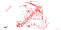 HECKKLAPPENVERKLEIDUNG/ TAFELVERKLEIDUNG, HINTEN(2D)  für Honda CR-V DIESEL 2.2 ELEGANCE 5 Türen 5 gang automatikgetriebe 2014