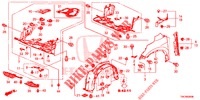 KOTFLUEGEL, VORNE  für Honda CR-V DIESEL 2.2 ELEGANCE 5 Türen 5 gang automatikgetriebe 2014