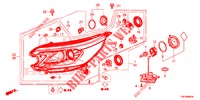 SCHEINWERFER  für Honda CR-V DIESEL 2.2 ELEGANCE 5 Türen 5 gang automatikgetriebe 2014