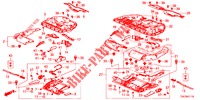 SITZKOMPONENTEN, HINTEN (2) für Honda CR-V DIESEL 2.2 ELEGANCE 5 Türen 5 gang automatikgetriebe 2014