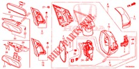 SPIEGEL/SCHIEBEDACH (3) für Honda CR-V DIESEL 2.2 ELEGANCE 5 Türen 5 gang automatikgetriebe 2014