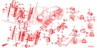 STEUERGERAT (COMPARTIMENT MOTEUR) (DIESEL) (1) für Honda CR-V DIESEL 2.2 ELEGANCE 5 Türen 5 gang automatikgetriebe 2014