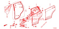 TUERBLECHE, HINTEN(4D)  für Honda CR-V DIESEL 2.2 ELEGANCE 5 Türen 5 gang automatikgetriebe 2014