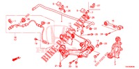 UNTERER ARM, HINTEN/FUEHRUNGSARM  für Honda CR-V DIESEL 2.2 ELEGANCE 5 Türen 5 gang automatikgetriebe 2014