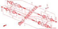 ANTRIEBSWELLE, HINTEN (3) für Honda CR-V DIESEL 2.2 ELEGANCE L 5 Türen 6 gang-Schaltgetriebe 2014