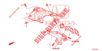 AUSPUFFKRUEMMER (DIESEL) (2.2L) für Honda CR-V DIESEL 2.2 ELEGANCE L 5 Türen 6 gang-Schaltgetriebe 2014
