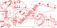 HAUPTBREMSZYLINDER/MASTER POWER (LH) (1) für Honda CR-V DIESEL 2.2 ELEGANCE L 5 Türen 6 gang-Schaltgetriebe 2014