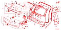 HECKKLAPPENPLATTE(2D)  für Honda CR-V DIESEL 2.2 ELEGANCE L 5 Türen 6 gang-Schaltgetriebe 2014