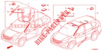KABELBAUM (LH) (4) für Honda CR-V DIESEL 2.2 ELEGANCE L 5 Türen 6 gang-Schaltgetriebe 2014
