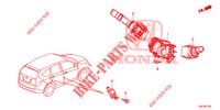 KOMBISCHALTER  für Honda CR-V DIESEL 2.2 ELEGANCE L 5 Türen 6 gang-Schaltgetriebe 2014