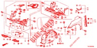 KOTFLUEGEL, VORNE  für Honda CR-V DIESEL 2.2 ELEGANCE L 5 Türen 6 gang-Schaltgetriebe 2014